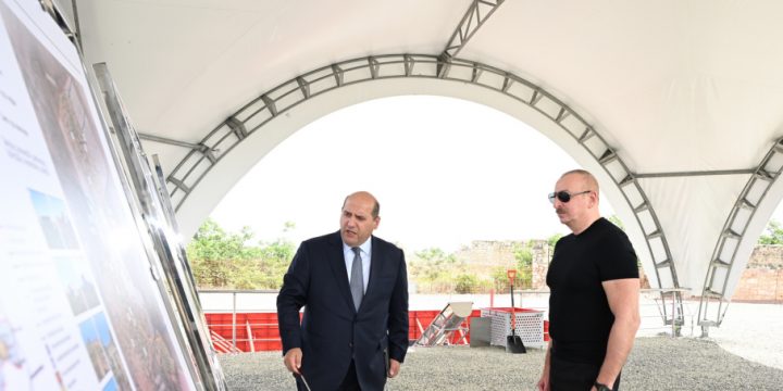 Ağdam rayonunun Güllücə kəndinin təməli qoyulub