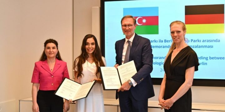 Leyla Əliyeva Berlində işgüzar səfərdə olub