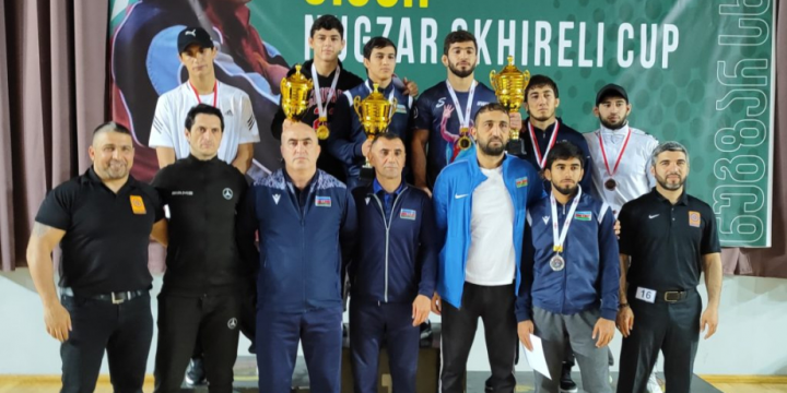 Young Azerbaijani freestyle wrestlers claim seven medals at Georgian tournament