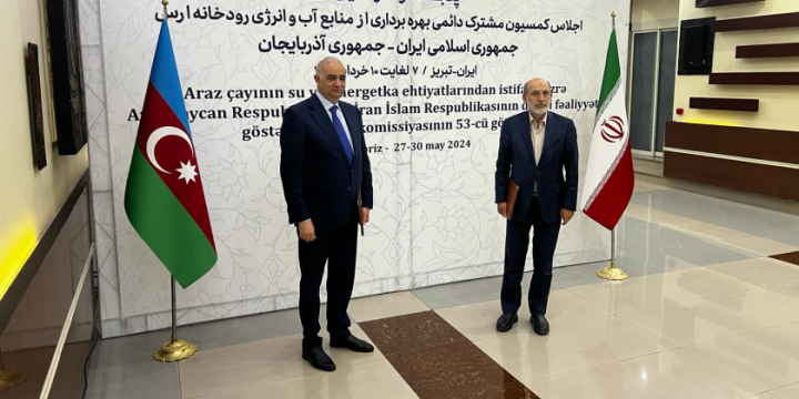Azərbaycan və İran Araz su anbarının iş rejimi və iki ölkə arasında su bölgüsünü müəyyənləşdiriblər