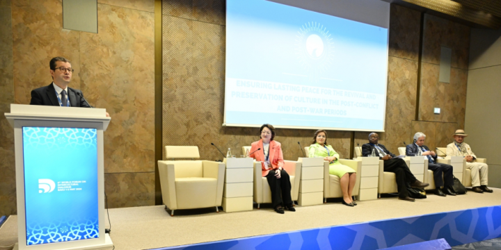 Baku-hosted Forum features panel session on “Ensuring lasting peace for the revival and preservation of culture in the post-conflict periods”