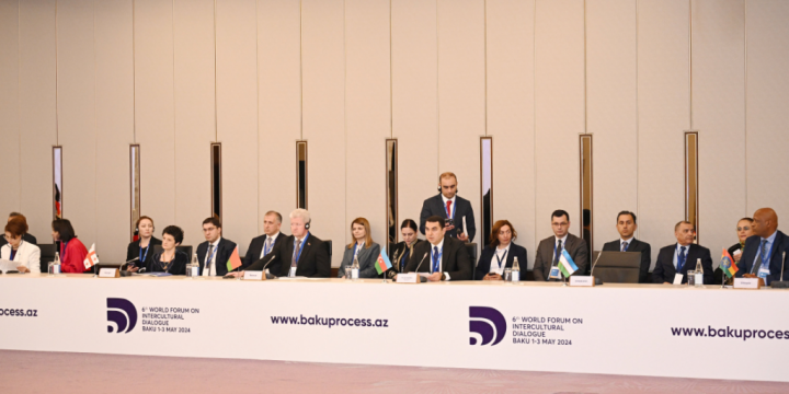 5th Ministerial Conference gets underway as part of Baku-hosted 6th World Forum on Intercultural Dialogue