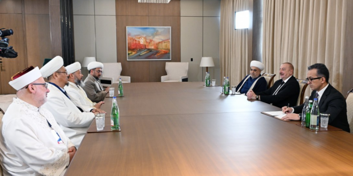 President Ilham Aliyev received delegation of religious leaders from member and observer countries of Organization of Turkic States