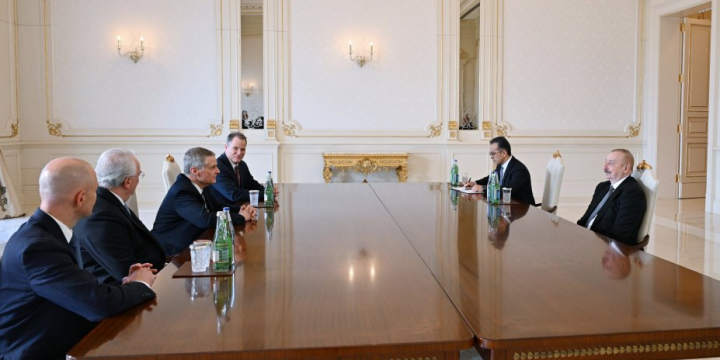 President Ilham Aliyev received representatives of U.S. Church of Jesus Christ of Latter-day Saints and Stirling Foundation