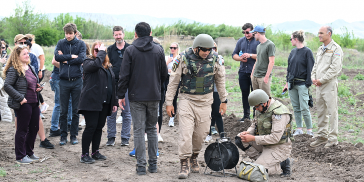 International travelers observe demining process in Azerbaijan’s Jabrayil district 