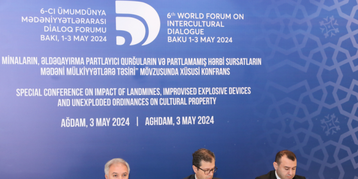 Aghdam hosts special conference on “Impact of landmines, improvised explosive devices and unexploded ordinances on cultural property”