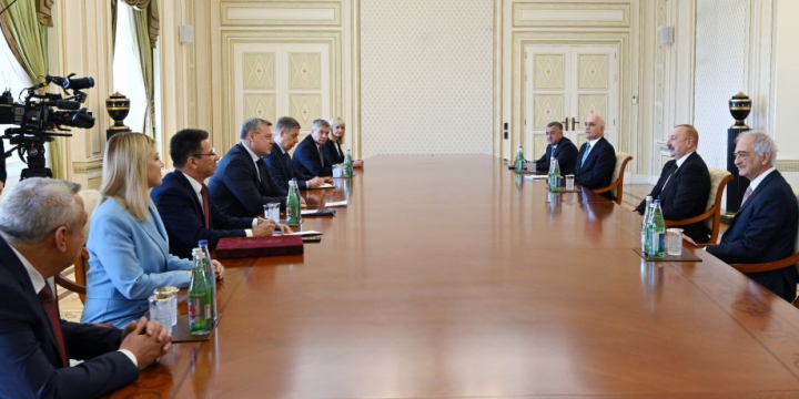 President Ilham Aliyev received Governor of Astrakhan Region of Russia 