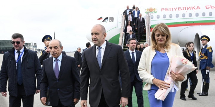 Bulgarian President Rumen Radev arrives in Azerbaijan for official visit