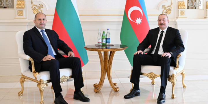 Azerbaijani President Ilham Aliyev held one-on-one meeting with President of Bulgaria Rumen Radev