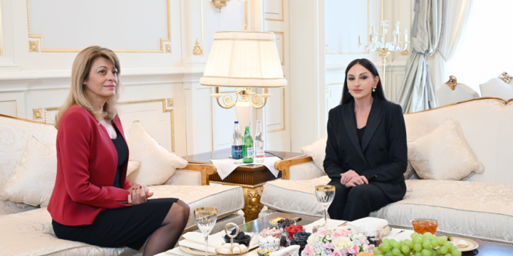 Azerbaijani First Lady Mehriban Aliyeva met with Bulgarian First Lady Desislava Radeva