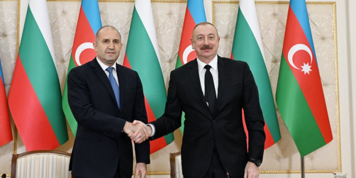 President Ilham Aliyev and President Rumen Radev made press statements