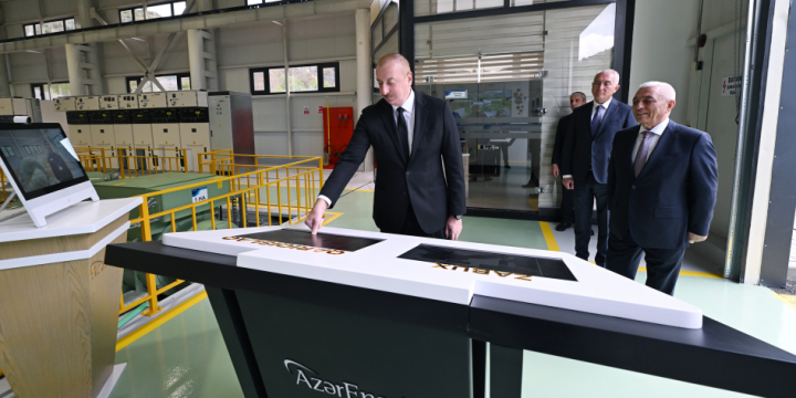 President Ilham Aliyev participated in inauguration of small hydropower stations