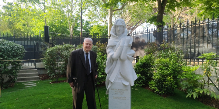 Khurshudbanu Natavan’s statue re-erected in Paris