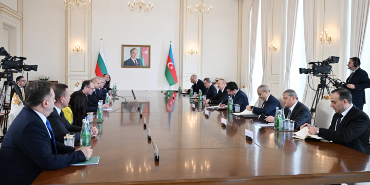 Azerbaijani and Bulgarian Presidents held expanded meeting 