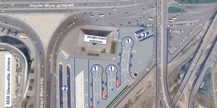 “Koroğlu” metrostansiyasının yanında yeni nəqliyyat mübadilə mərkəzi yaradılır 