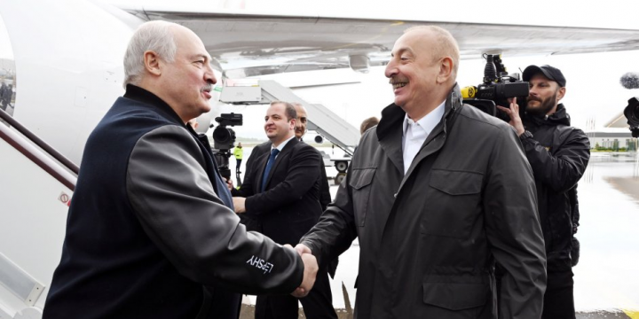 President of Belarus Aleksandr Lukashenko, who is on state visit to Azerbaijan, arrived in Fuzuli district