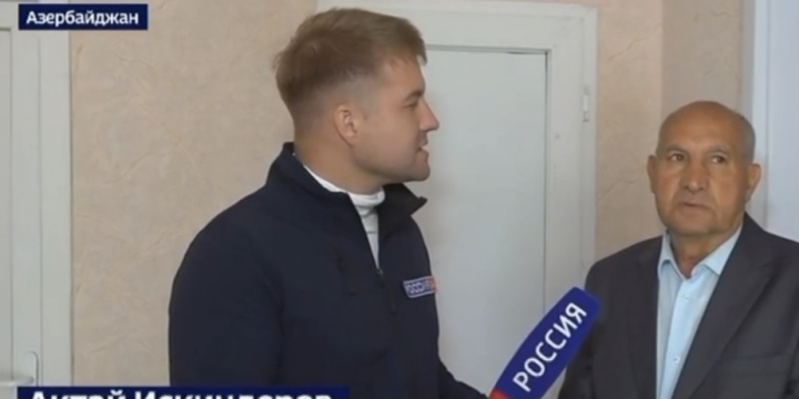 “Rossiya 24” telekanalı Qarabağdan reportaj hazırlayıb
