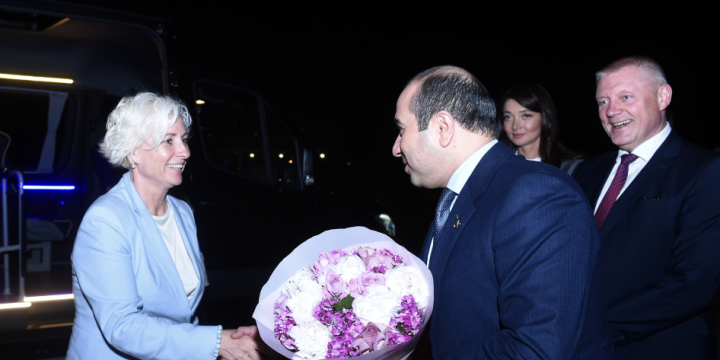 Speaker of Latvian parliament embarks on official visit to Azerbaijan