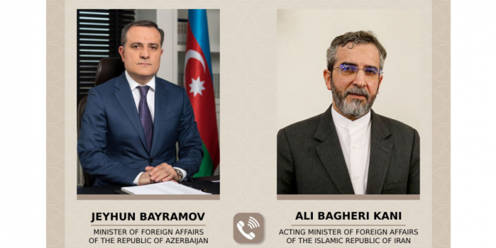 Azerbaijani FM, Acting Foreign Minister of Iran hold phone talk