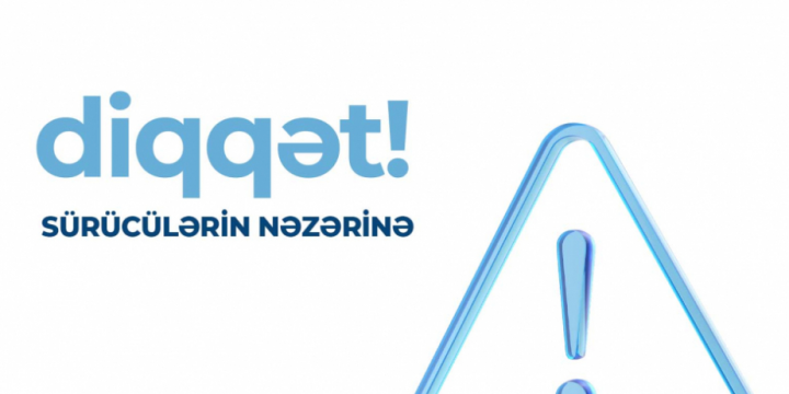Bakı-Şamaxı-Yevlax yolunda nəqliyyatın hərəkəti zolaqlar üzrə məhdudlaşdırılacaq
