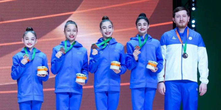 Azərbaycanın bədii gimnastları Avropa çempionatına medalla başlayıblar