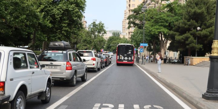 Bakıda yeni avtobus zolaqları təşkil edilib
