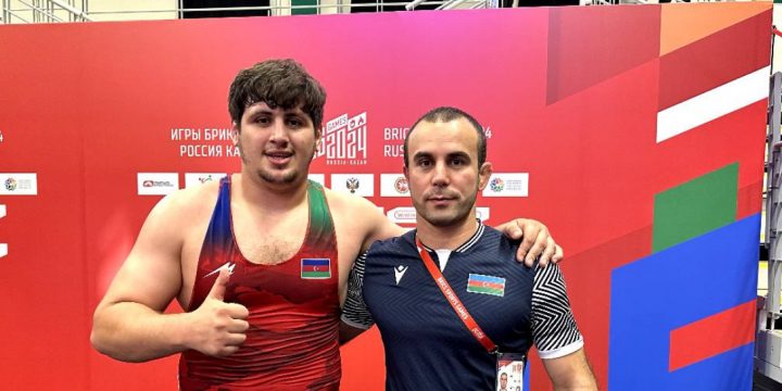 Azerbaijani Greco-Roman wrestlers claim three medals in BRICS Sports Games 2024