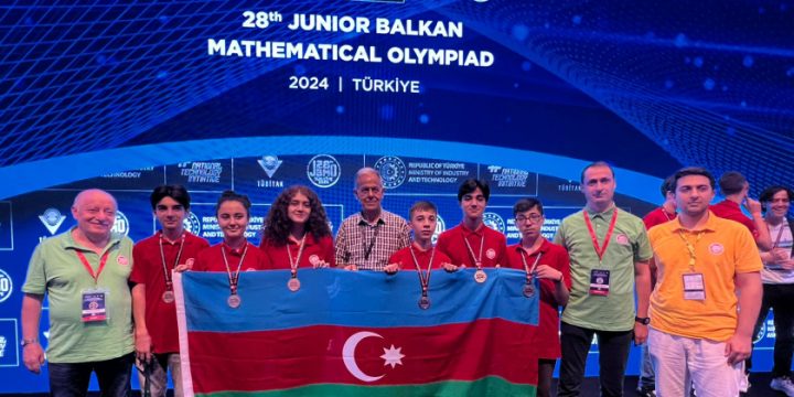 Məktəblilərimiz Yeniyetmələrin 28-ci Balkan Riyaziyyat Olimpiadasında uğurla çıxış ediblər