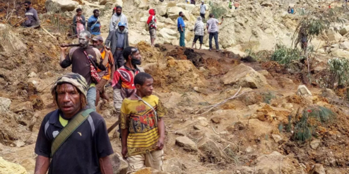 Papua-Yeni Qvineyada sürüşmə zonasında axtarış işləri dayandırılıb