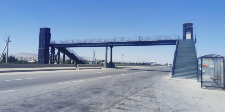 Bakı-Quba yolunda zədələnmiş piyada keçidi təmir olunacaq
