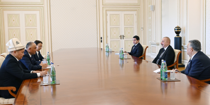 President Ilham Aliyev received Speaker of Jogorku Kenesh of Kyrgyzstan