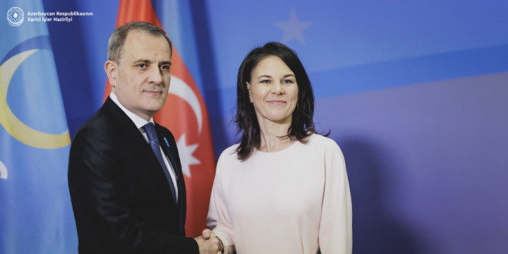 Azerbaijani FM meets with his German counterpart