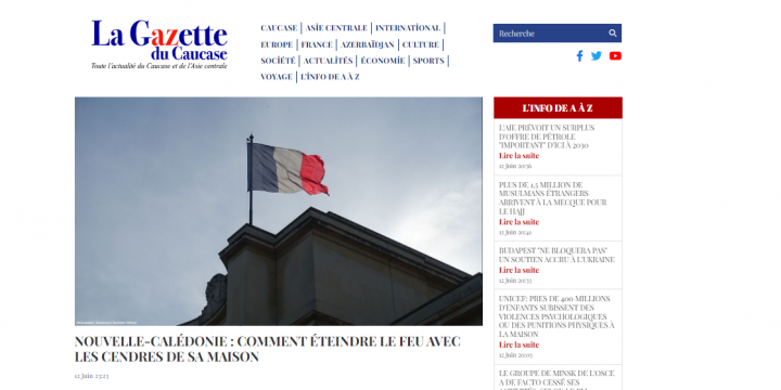 La Gazette du Caucase: Azərbaycan Cənubi Qafqazda multikulturalizmin ən yaxşı nümunəsidir