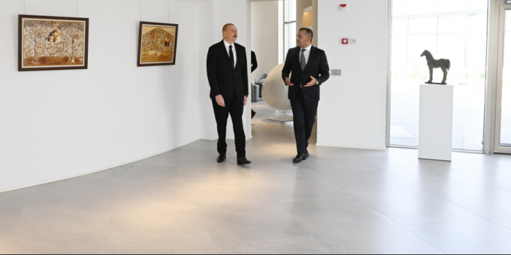 Prezident İlham Əliyev Palçıq Vulkanları Turizm Kompleksinin açılışında iştirak edib