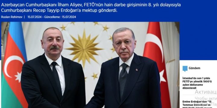 Türkiyə və ŞKTC-nin aparıcı mediası: Prezident İlham Əliyevin müraciəti qardaşlıq və həmrəylik göstəricisidir