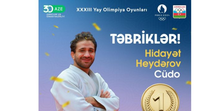 Cüdo üzrə Azərbaycan millisi 16 il sonra Olimpiya qızılı qazanıb