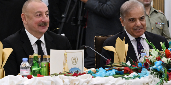 Official dinner was hosted on behalf of Prime Minister of Pakistan Muhammad Shehbaz Sharif in honor of President of Azerbaijan Ilham Aliyev
