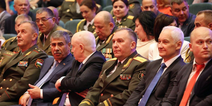 Azerbaijani defense minister attends events in Belarus