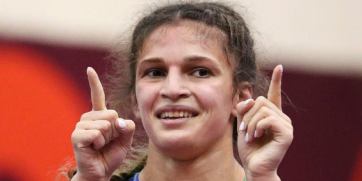 Azerbaijani female wrestler crowned European champion