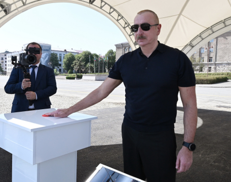 Foundation stone was laid for Khankendi Congress Center