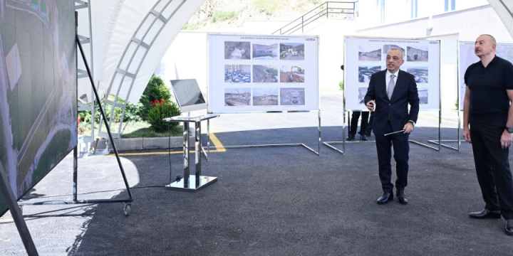 President Ilham Aliyev attended inauguration of Shusha water treatment plant complex