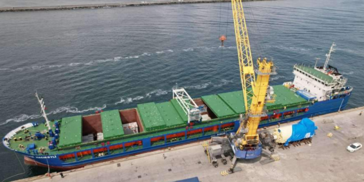 “Uzeyir Hajibeyli” vessel to deliver necessary equipment from Türkiye to Azerbaijan for new power station built in Mingachevir
