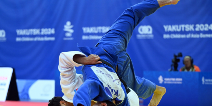 Azerbaijani judoka claims gold at 8th Children of Asia International Sports Games