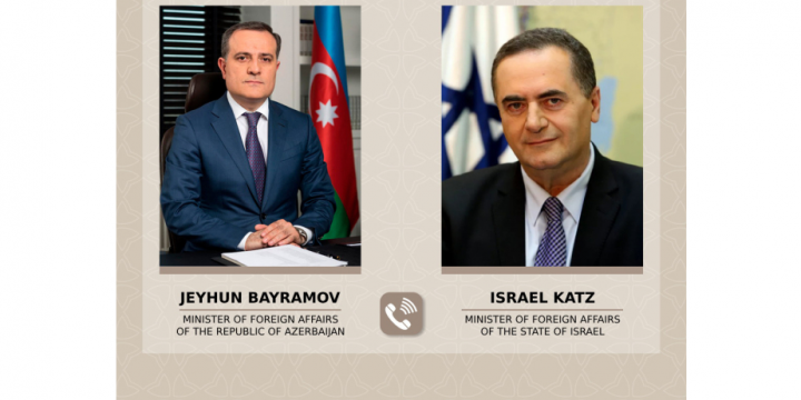 Azerbaijani, Israeli FMs discuss situation in region and around Gaza