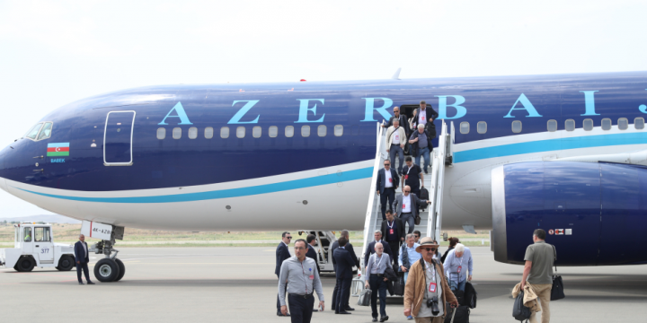 Participants of 2nd Shusha Global Media Forum arrive in Fuzuli