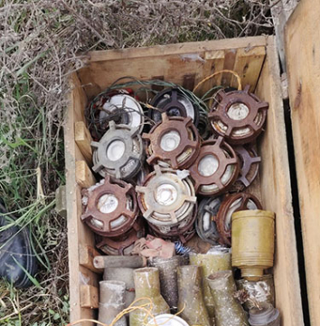 Considerable amount of ammunition found in Khojaly, Defense Ministry