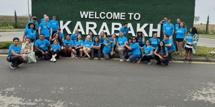 International travelers kick off visit to Azerbaijan’s Karabakh region