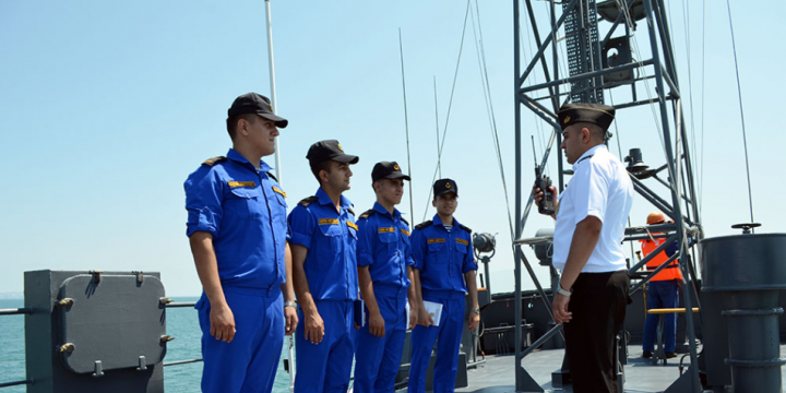 Naval Forces faculty cadets hold practical classes