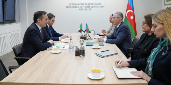 Azerbaijan’s Minister of Ecology and Italian ambassador discuss preparations for COP29