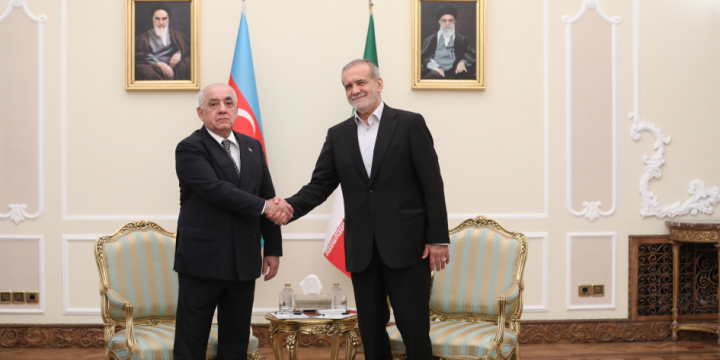 Azerbaijani PM meets with Iranian President Masoud Pezeshkian in Tehran